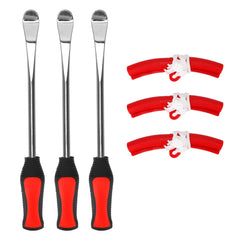 Rim Protector Tire Changing Lever Tools - Auto Spoon Tire Kit for Motorcycle and Bicycle
