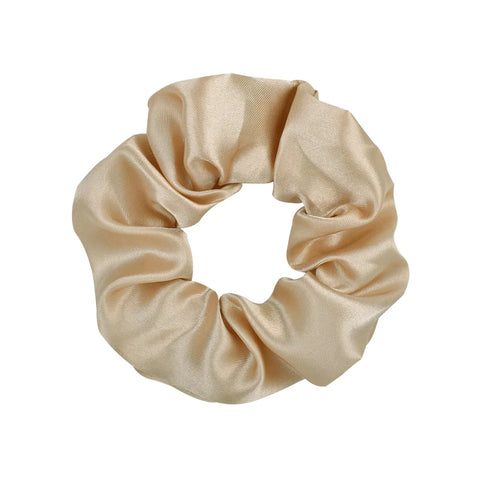 3,9 inch zijden scrunchie voor dames - handgemaakte veelkleurige haarband paardenstaarthouder 