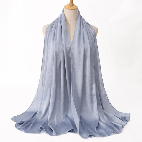 Premium Satin Crinkle Hijab Scarf