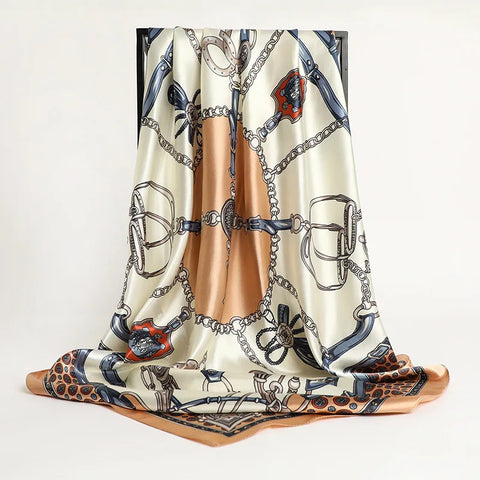2024 Luxury Silk Shawl Square Scarf