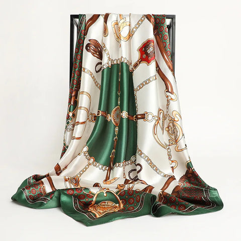 2024 Luxury Silk Shawl Square Scarf