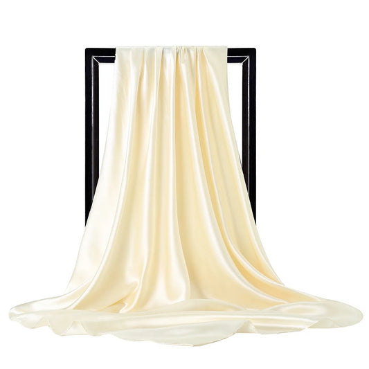 Elegant 90x90cm Silk Scarf for Stylish Women