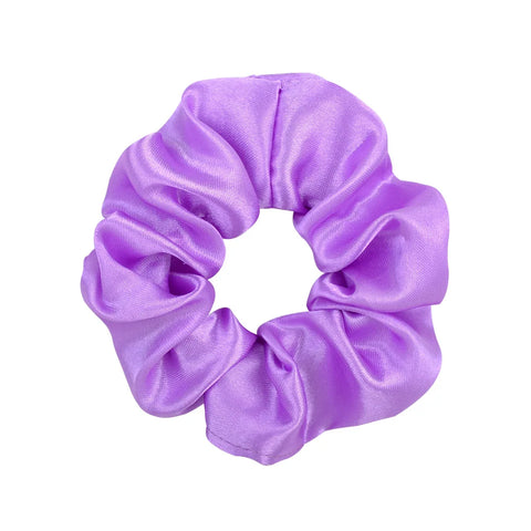 3,9 inch zijden scrunchie voor dames - handgemaakte veelkleurige haarband paardenstaarthouder 