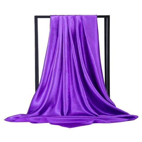 Elegant 90x90cm Silk Scarf for Stylish Women