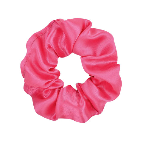 3,9 inch zijden scrunchie voor dames - handgemaakte veelkleurige haarband paardenstaarthouder 