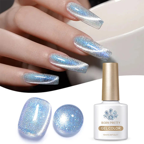 BORN PRETTY 10ml Mint Chocolate Cat Magnetic Gel Nail Polish