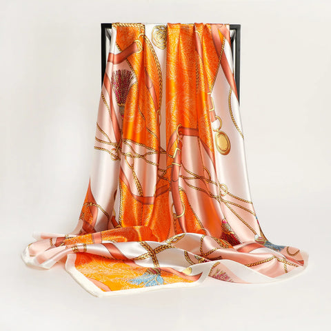 2024 Luxury Silk Shawl Square Scarf