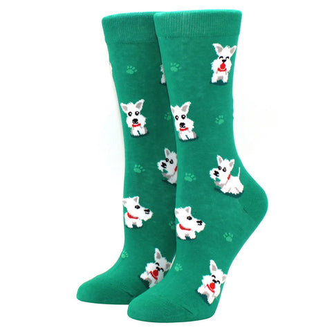 New Corgi Schnauzer Cartoon Happy Puppy Collection Socks for Men and Women