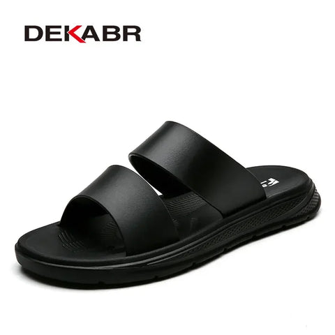 DEKABR Leichte Hausschuhe für Herren – modische Flip-Flops 