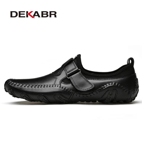 DEKABR Heren Loafers van Echt Leer
