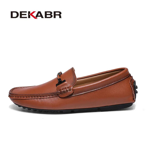 DEKABR Vintage Loafers voor Heren - Lente Mode Slip-on Schoenen