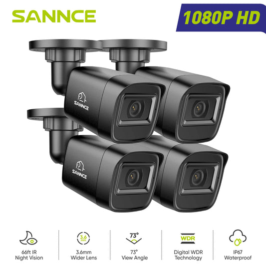 SANNCE 1080P TVI Outdoor Security Cameras