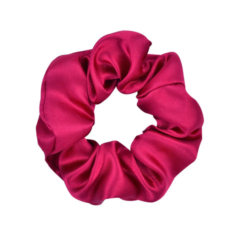3,9 inch zijden scrunchie voor dames - handgemaakte veelkleurige haarband paardenstaarthouder 