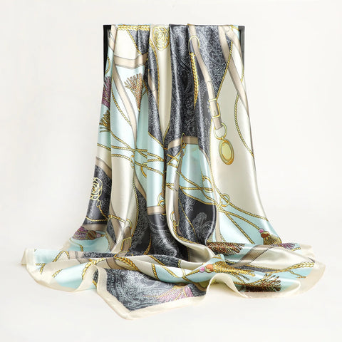 2024 Luxury Silk Shawl Square Scarf