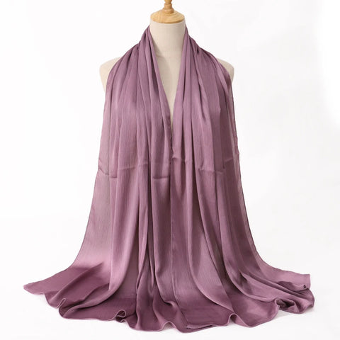 Premium Satin Crinkle Hijab Scarf