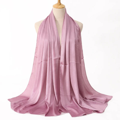 Premium Satin Crinkle Hijab Scarf
