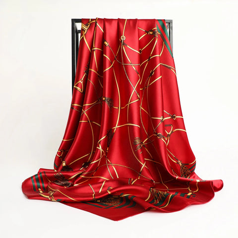 2024 Luxury Silk Shawl Square Scarf