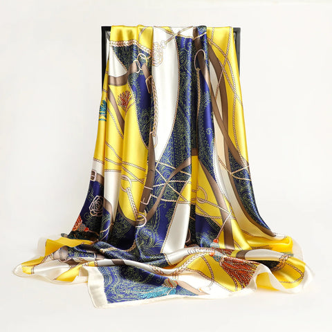 2024 Luxury Silk Shawl Square Scarf