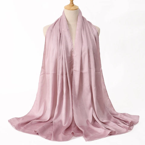 Premium Satin Crinkle Hijab Scarf