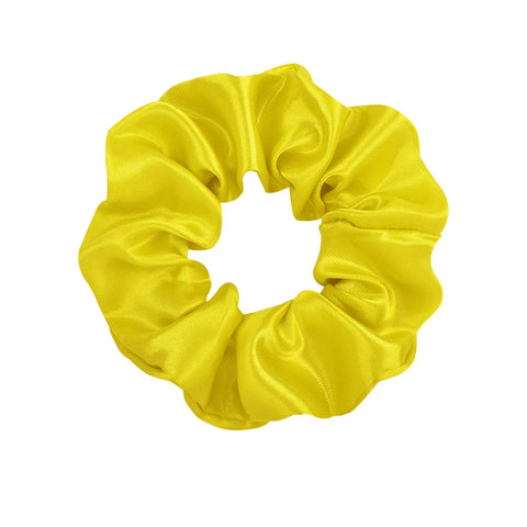 3,9 inch zijden scrunchie voor dames - handgemaakte veelkleurige haarband paardenstaarthouder 