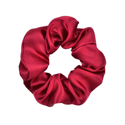 3,9 inch zijden scrunchie voor dames - handgemaakte veelkleurige haarband paardenstaarthouder 