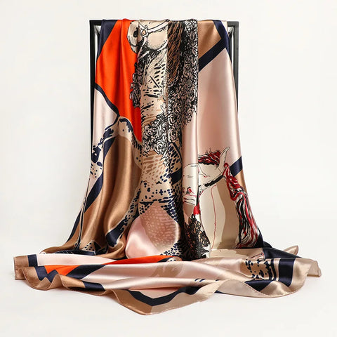2024 Luxury Silk Shawl Square Scarf