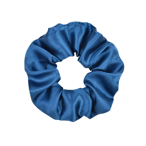 3,9 inch zijden scrunchie voor dames - handgemaakte veelkleurige haarband paardenstaarthouder 