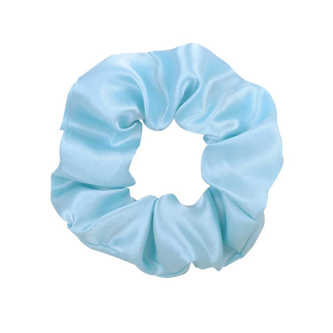 3,9 inch zijden scrunchie voor dames - handgemaakte veelkleurige haarband paardenstaarthouder 