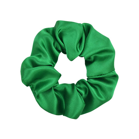 3,9 inch zijden scrunchie voor dames - handgemaakte veelkleurige haarband paardenstaarthouder 