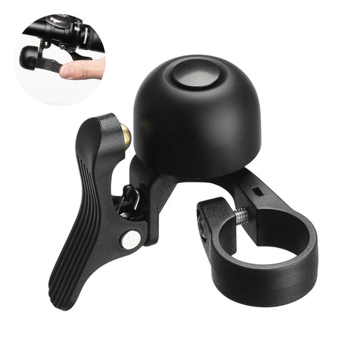 ROCKBROS Bike Bell Horn - Alloy Handlebar Cycling Safety Alarm for MTB and Road Bikes