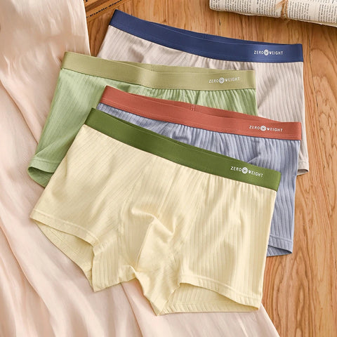 4-delige katoenen boxershorts voor heren