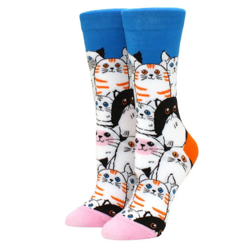 New Corgi Schnauzer Cartoon Happy Puppy Collection Socks for Men and Women