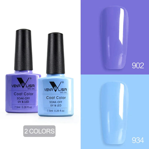 Venalisa Nude Color Gel Base &amp; Nowipe Top Coat Set 
