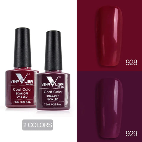 Venalisa Nude Color Gel Base &amp; Nowipe Top Coat Set 