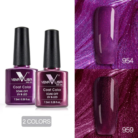Venalisa Nude Color Gel Base &amp; Nowipe Top Coat Set 