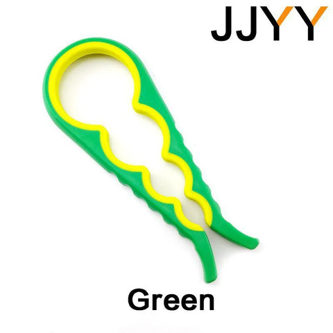 JJYY Multi-functional Home Kitchen Can Opener - Non-slip Twist Bottle Opener Tool
