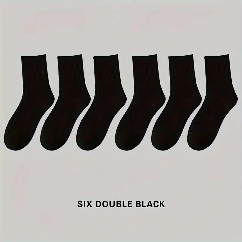 Men's Casual Striped Socks - 6/10/15/20 Pairs