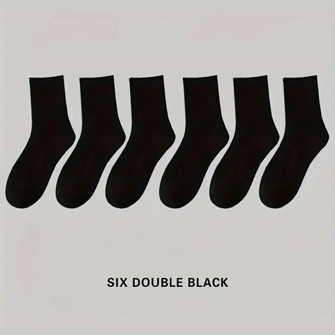 Men's Casual Striped Socks - 6/10/15/20 Pairs