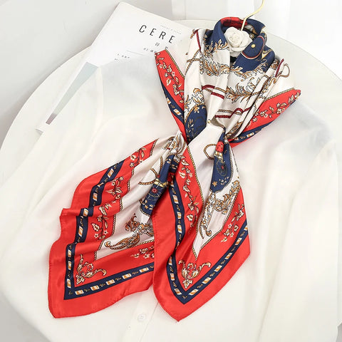 2024 Luxury Silk Shawl Square Scarf