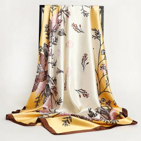 2024 Luxury Silk Shawl Square Scarf