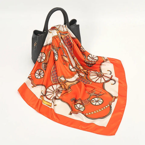 2024 Luxury Silk Shawl Square Scarf