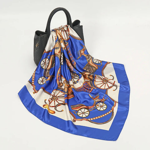 2024 Luxury Silk Shawl Square Scarf