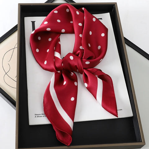 Wild Leopard Print Silk Scarf - Satin Shawl Design