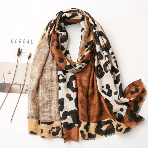 Luxury Cotton Scarf for Women - Stylish Large Shawl