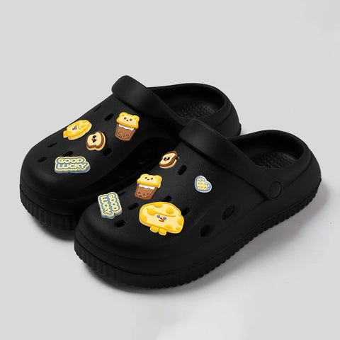 QYCKABY Minimalistische klompen sandalen voor mannen en vrouwen