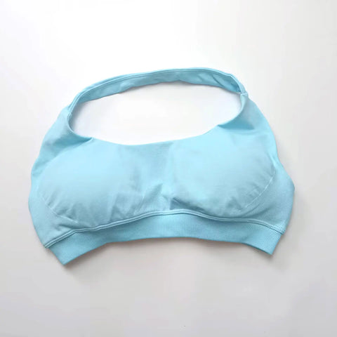 NCLAGEN Impact Sports Bra for Women - High Support Halter Top for Gym and Yoga