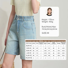 Amii Women's Distressed Denim Shorts - Summer 2025