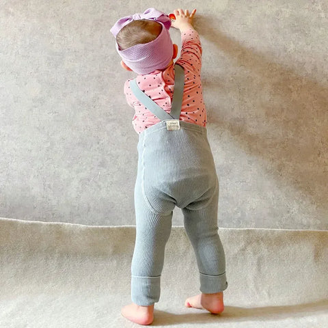 Infant Baby Suspender Leggings for Spring