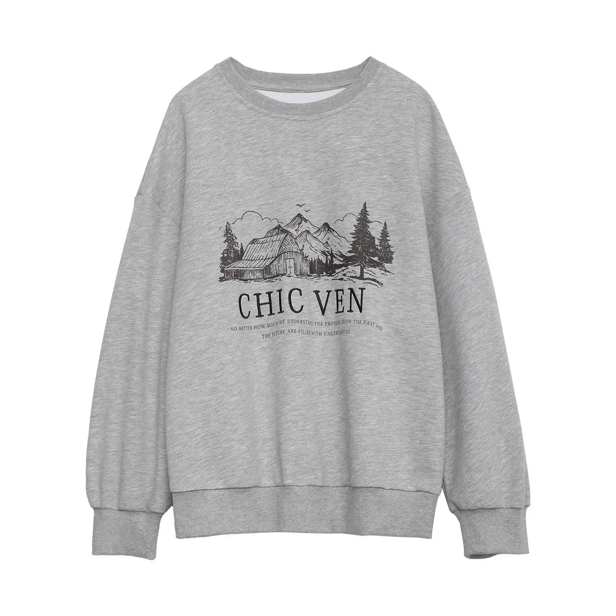 CHIC VEN Women Oversized Sweatshirt