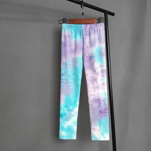 Colorful Fluorescent Leggings for Girls